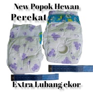 12pcs Popok Pampers Pispot Diapers Softpet Hewan Bayi Monyet Kucing Anjing Promo Murah Terlaris