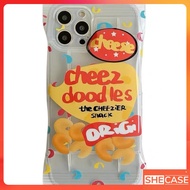 เคสถุงขนมสกรีนลาย กันเลนส์กล้อง บิดงอได้ สำหรับ 14 14Pro 14Promax 7p/8p xr 11 11promax 12 12pro 12pr