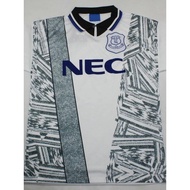 94 95 season Everton jersey Aihuadon short sleeve retro football uniform Everton away grayabc07.my20