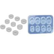 10PCS Silicone Ring Mold Resin Epoxy Mold with Collection Making Ring Jewelry Pendant Mould