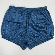 Iyengar yoga shorts - Steel blue design (homemade)