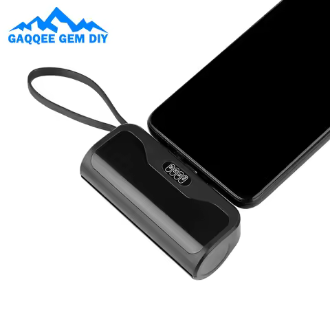 Mobile Power DIY Case 5W Charger Battery Case 18650/21700 Lithium Battery Box with Stand Mobile Powe