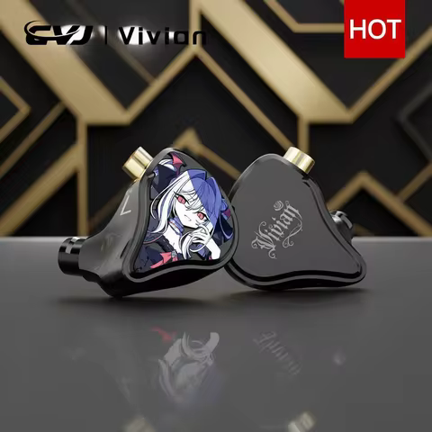CVJ Vivian In-Ear Monitor Earphones 10mm Dynamic Driver Wired Earbuds HiFi Quality 3.5mm Plug 0.78MM