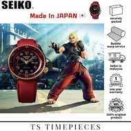 JAPAN SET SEIKO 5 Sport STREET FIGHTER series  KEN Limited Edition Watch SBSA080 / SRPF20K1