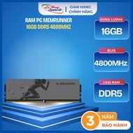 RAM PC MEMRUNNER 16GB DDR5 4800MHz UDIMM CL40 – RN54816G8U5U401B-M