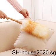 1/2/3 TureClos Dust Mites Dusting Brush Wooden Handle Cleaning Screen Funiture Ceiling Fans Blinds Duster