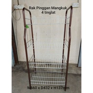 ( READY STOCK ) 4 Tier Kitchen Rack / Rak Pinggan Mangkuk