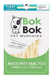 ฺขนมหมา ขนมสุนัข สัตว์เลี้ยง Bok Bok เซ็ตกระดูกปลา 150 กรัม 6 ถุง