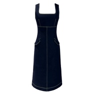 MOTTOM - LORETTA Bodycon Denim Midi Dress