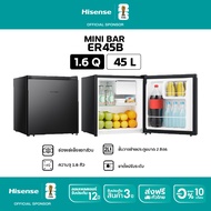 Hisense ตู้เย็น Mini bar 1 ประตู 1.6 Q/45 ลิตร รุ่น ER45B