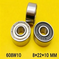 608/10ZZ non-standard thickened bearing 608W10ZZ computer flat knitting machine textile machine spec