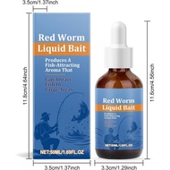 Fish Attractant 50Ml Liquid fish bait Bass fish bait concentrate，Suitable for both freshwater and sa
