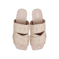 SHU PALETTE SOFT SIGNET ON CANVAS SANDALS รองเท้าแตะ