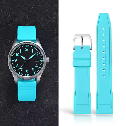 for IWC Pilot Rubber Watch Strap Portuguese Little Prince Strap 20 21 22 Watch Accessories Quick-Rel
