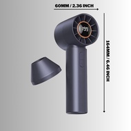 ( 199 Speed ) T12 Level 199 Speeds Adjustable Fan Super High Speed Rechargeable Desktop Handheld Fan