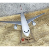 Japan Airlines B777 Diecast Airplane with Stand Label!