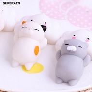 Cute Cartoon Cat Squishy Toy Stress Relief Soft Mini Animal Squeeze Toy Gift