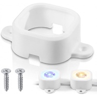 60 Pcs Light Clips Compatible with Govee Outdoor Lights H706, White Permanent Light Brackets with Sc