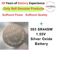 303 SR44SW 1.55V Silver oxide battery