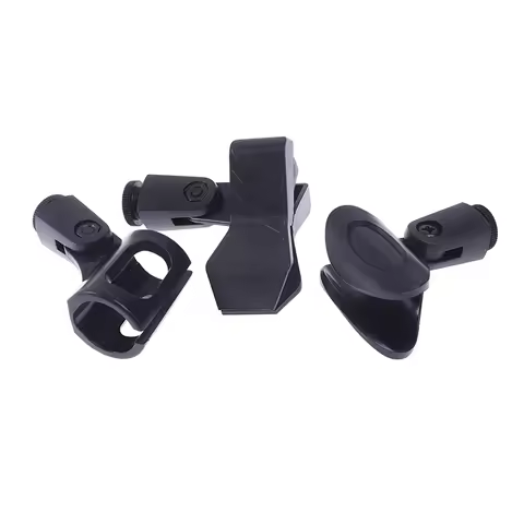 Universal Microphone Clip For Shure Mic Mount Holder Handheld Wireless/ Wired Mic Rotatable Durable 