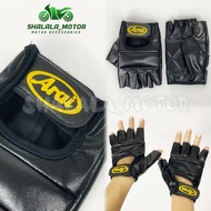 MOTORCYCLE GLOVE AR HALF CHOPPER DESIGN RIDING GLOVE ANTI-FALL LEATHER BIKE GLOVE HALF