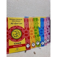 1 paket al'Qur'an belajar buku metode ummi jilid 1sampai6 ORI