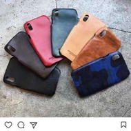 Roberu iphone x leather case 日本手作皮套