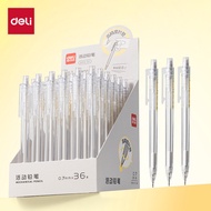 mechanical pencil Deli SH12-07 Mechanical Pencil for Student Writing Exam 0.5mm/0.7mm Transparent Ro