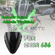 For Kawasaki ninja ZX-6R zx6r ZX6R ZX-6R 2024 2025 2026 Motorcycle Windscreen Windshield Wind Deflec