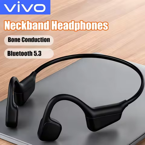 VIVO I18PRO Premium Bone Conduction Sport Earbuds Bluetooth 5.3 Neckband HiFi Sound TWS Wireless Ear