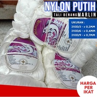 MARLIN BRAND WHITE NYLON THREAD SIZE D3 D6 D9