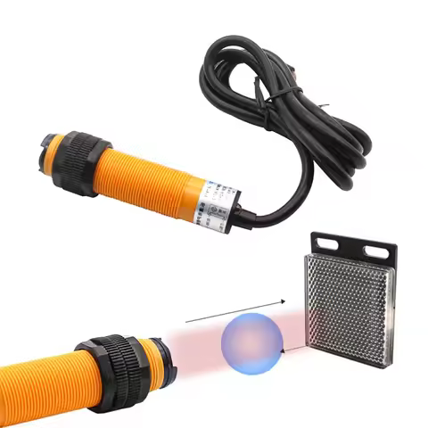 Infrared InductIon Mirror Reflection Photoelectric Switch E3F-R2Y1 E3F-R2Y2 AC 220V Two Wire Normall