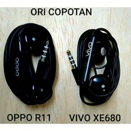 HENSET HEADSET BLUETOOTH EARPHONE HANDPHONE ORIGINAL OPPO&amp;VIVO ORI COPOTAN HEADSFREE EARPHONE ORI BLACK