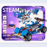 9686 Russian Version Programmable Robot Compatible Lego Building Blocks Small Particle Assembly Toy 