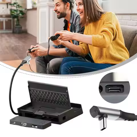 For Portable Docking Station USB C Hub For ROG Xbox Ally X Steam Deck Gaming Handheld Expansion Dock