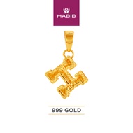 HABIB 999/24K Yellow  Gold Pendant 9GP00401224