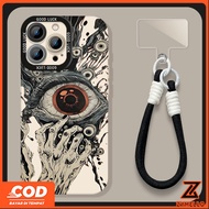 Case for Realme Note 60 Note 70 Realme Note 50 Realme C61 Realme C53 C71 C75 Eye of Cthulhu lanyard 