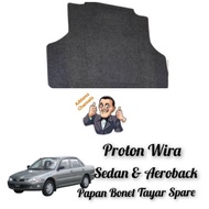 Proton Wira Aeroback Sedan SE Papan But Boot Trunk Bonet Alas Pelapik Tayar Spare Belakang Kereta Bo