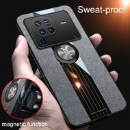 VIVO X80 Pro Case Armor Car bracket TPU Soft Silicone Casing VIVO X80Pro X 80 Shockproof Back Cover