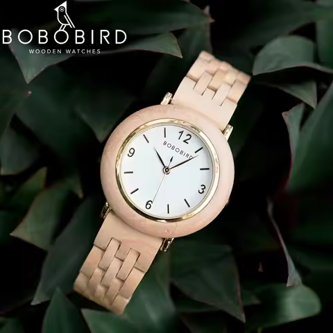 BOBO BIRD Women Wooden Watch Fashion Luxury Japanese Quartz Movement Wristwatches Anniversary Gift B