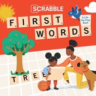 Scrabble: First Words - (Interactive Books for Kids Ages 0+, First Words Board B by Insight Kids (US