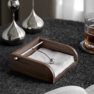 Napkin Holder Paper Towel Rack Napkin Box Ornament Stand Restaurant Fixed Point Square Stainless Ste