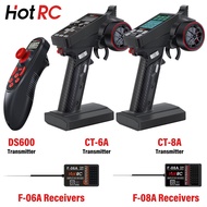 HotRC Transmitter CT-6A CT-10A DS600 6CH 8CH 10CH 2.4GHz Radio System Remote Controller