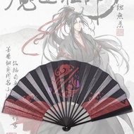 魔道祖师折扇子古风周边COS动漫折扇忘祖师羡二次元蓝忘机绢布扇0713