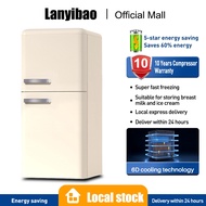 【ready stock~~】Lanyibao compact fridge 2 door mini refrigerator upright freezer