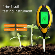 4-In-1 Soil PH, Moisture, Temperature And Light Meter With Digital Display, Suitable For Gardening,