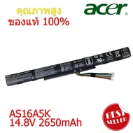 แบตเตอรี่ Acer AS16A5K AS16A5K AS16A7K Acer Aspire E15 E5-575 E5-575G Travelmate P249 TMP249  ของแท้