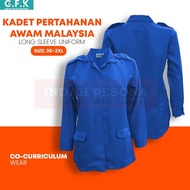 UNIFORM SEKOLAH KADET PERTAHANAN AWAM NO.3 LONG SLEEVE FOR PEREMPUAN