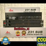Equalizer Dbx 231 Sub 231Sub 231+Subwoofer Output Equaliser Dbx 231Sub