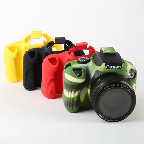 Soft Silicone Armor Camera Body Case For Canon EOS 200D 200DII 3000D 4000D 1500D 1300D M50 M50II M10